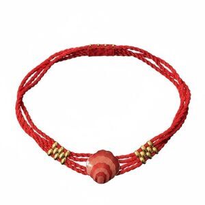 Vintage 80's Satin Rope Enamel Belt